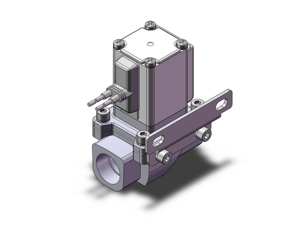 SMC VXZ242GFBXB Pilot Op 2 Port Solenoid Valve, (N.C.)