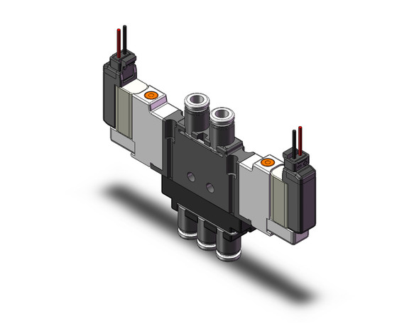 SMC S0726-5M-C4 Plug Lead Type 5 Port Solenoid Valve