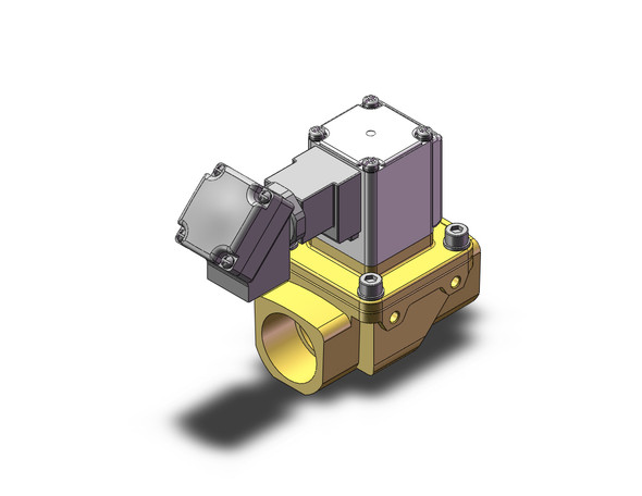 SMC VXZ262KNC Pilot Op 2 Port Solenoid Valve, (N.C.)