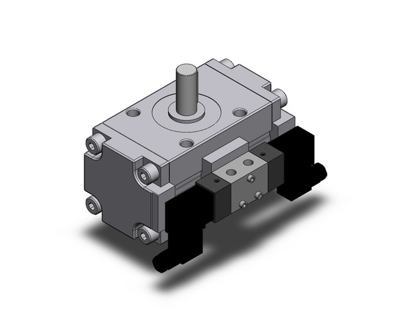 SMC CVRA1BW80-90-45D Cyl W/Valve