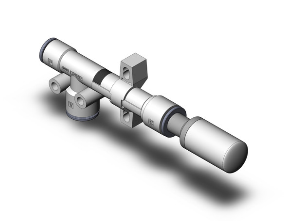 SMC ZH15DLA-08-10-10S Vacuum Ejector, Body Ported