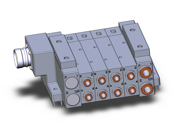 SMC SS5V3-W10CD-04U-N7-D0 4/5 Port Solenoid Valve