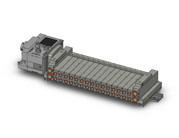 SMC SS5V2-W10S6D3ND-15B-C6-D Ss5V 15 Station Manifold, Tie-Rod Base