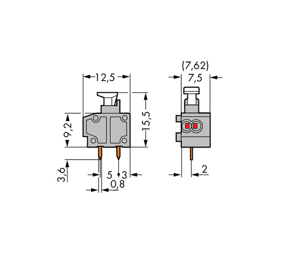 Wago 235-551/331-000 Pack of 100