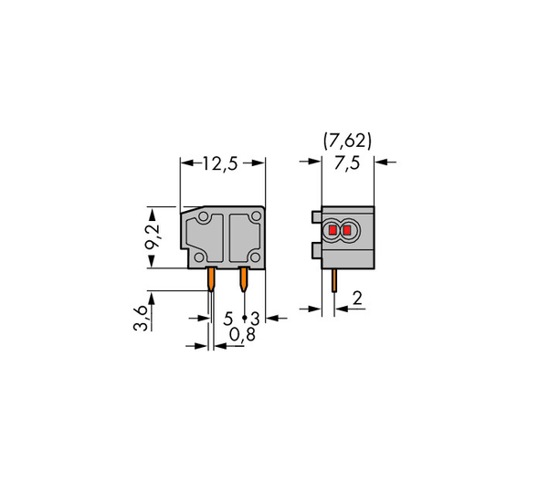 Wago 235-722 Pack of 100