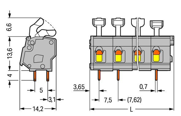 Wago 257-562 Pack of 10