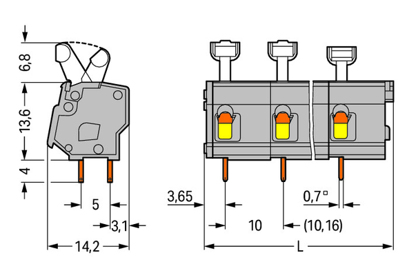 Wago 257-605 Pack of 20