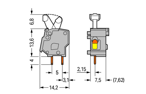 Wago 257-754 Pack of 100