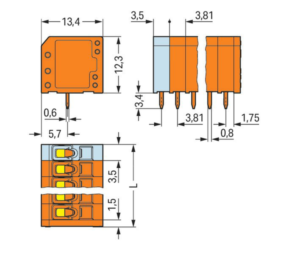 Wago 739-340 Pack of 30