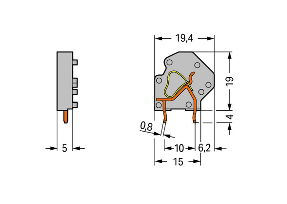 Wago 745-3803 Pack of 50