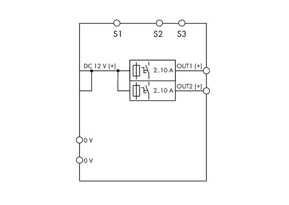 Wago 787-1662/000-100 EPSITRON electronic circuit breaker; 2-channel; 12 VDC; 2 ... 10 A