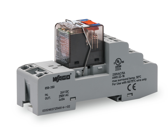 Wago 858-392 Socket with industrial relay