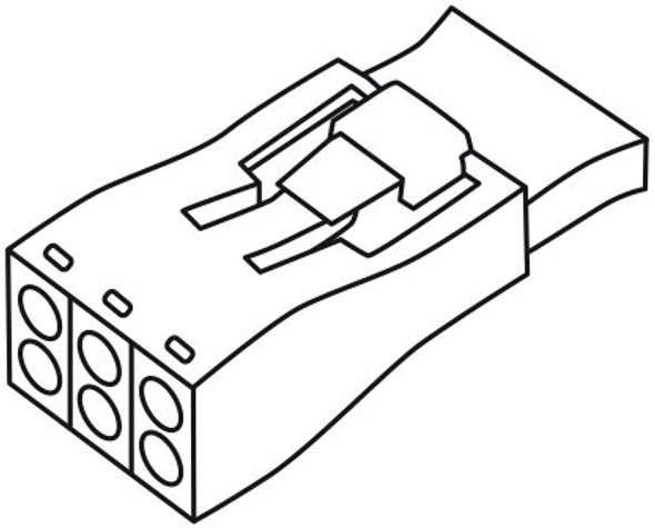 Wago 873-953 Luminaire disconnect connector yellow, 
500 pc bag Pack of 500