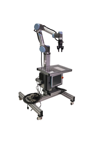 Industrial Manufacturing Robot with Stand, Gripper, Camera, Force Sensor