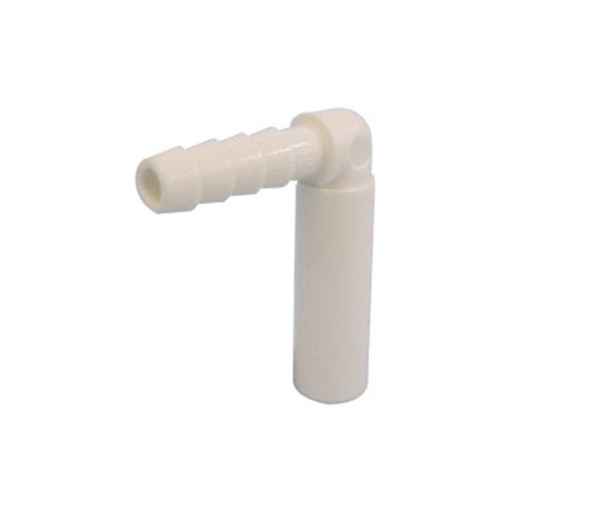 John Guest CI291208W White Acetal Tube to Hose Elbow 3/8 Stem OD -1/4 Hose ID  Pack of 10