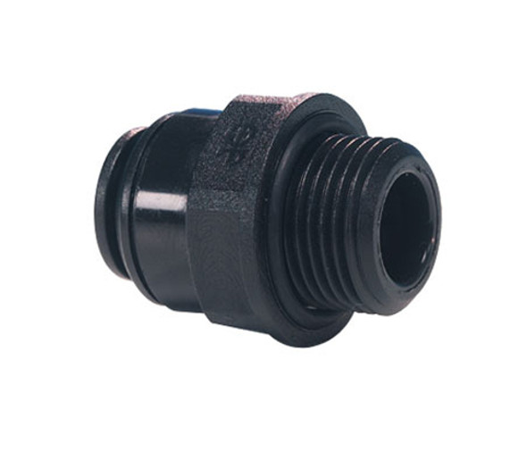 John Guest PM012216E Black Acetal Male Connector 22mm x 3/4" BSPP Bag of 50