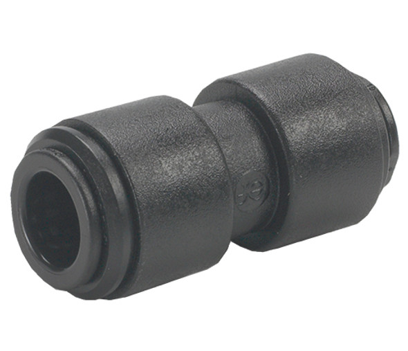 John Guest PM0406E Black Acetal Union Connector 6mm Bag of 10