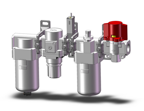 SMC AC40-04-SV-B modular f.r.l. f/r/l combo modular