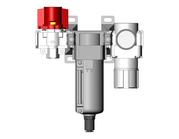 SMC AC40B-N04DG-V1-8Z-A Modular F.R.L.