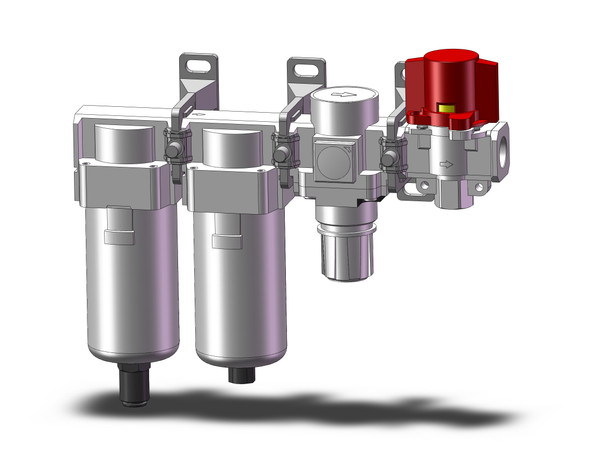 SMC AC40C-04DE-V1-B modular f.r.l. f/ms/r combo modular