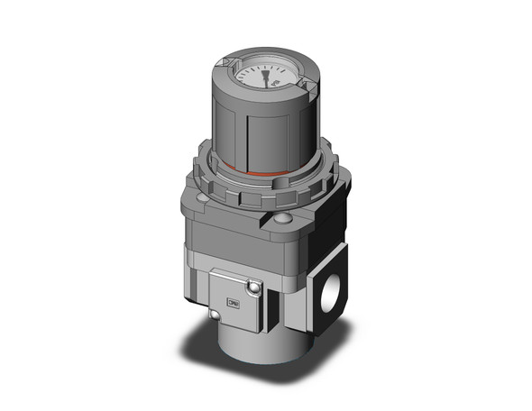 SMC ARG40-N04G2H-NZ regulator, modular f.r.l. w/gauge regulator w/ built in pressure gauge