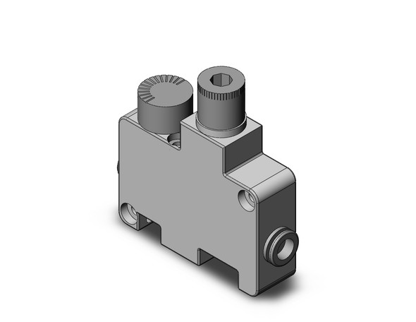 <h2>ARM5S, Regulator Single Unit Type</h2><p><h3>Air Regulator manifold series ARM is available in standard size 1000   2000 and the modular style is available in sizes 2500   3000. Standard models are available with 4 connection methods and have backflow function availability. Modular styles can be freely mounted on a manifold station and have easy set up using the new handle.</h3>- Small compact manifold regulator, single unit<br>- Two mounting style available:  Direct mount, DIN rail mount<br>- Metric and Inch size IN/OUT Fitting Type<br>- Options include with or without pressure gauge, 0.35MPa setting, non-relieving, and unit representation<p><a href="https://content2.smcetech.com/pdf/ARM5.pdf" target="_blank">Series Catalog</a>