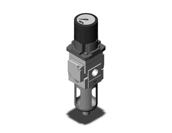 SMC AWG20-F02G1-C Filter/Regulator W/Built In Gauge