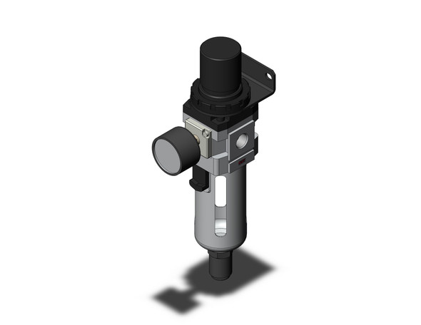 <h2>AWM, Mist Separator with Regulator, Modular</h2><p><h3>Combining a mist separator and regulator into one unit simplifies piping and installation. This combination controls the filtration to 0.3 m, for applications that require cleaner air than regular filtration, such as air blow off. As part of the family of modular air preparation units, the AWM can be combined with other similar sized products. This series is available with port sizes from 1/8 to 1/2 with NPT, Rc or G threads. Many standard options can also be ordered such as auto-drain, gauges, etc.<br>- </h3>- Modular style mist separator<br>- Filtration: 0.3 m<br>- Three body sizes: 1/8, 3/8 and 1/2<br>- Port size: 1/8, 1/4, 3/8 and 1/2<br>- Minimizes space and piping<br>- Note: AWM will be discontinued in the near future.  New designs are encouraged to use AWM-D.<br>- <p><a href="https://content2.smcetech.com/pdf/AWD.pdf" target="_blank">Series Catalog</a>