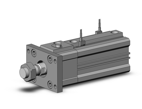 SMC CDLQF32-50DM-B-M9PVSAPC compact cylinder w/lock cyl, compact with lock