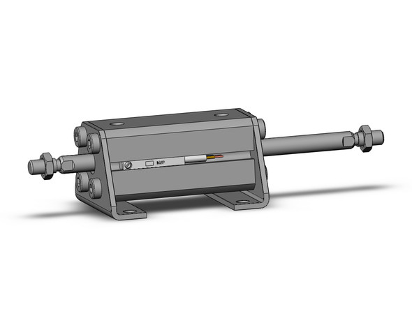 SMC CDQSWL12-25DM-M9PLS Cyl, Compact, Dbl Rod