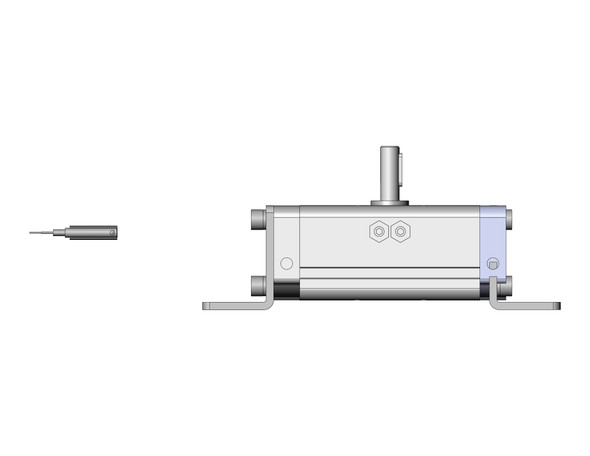 SMC CDRA1LS30-90Z-M9BL Actuator, Rotary, Rack & Pinion Type