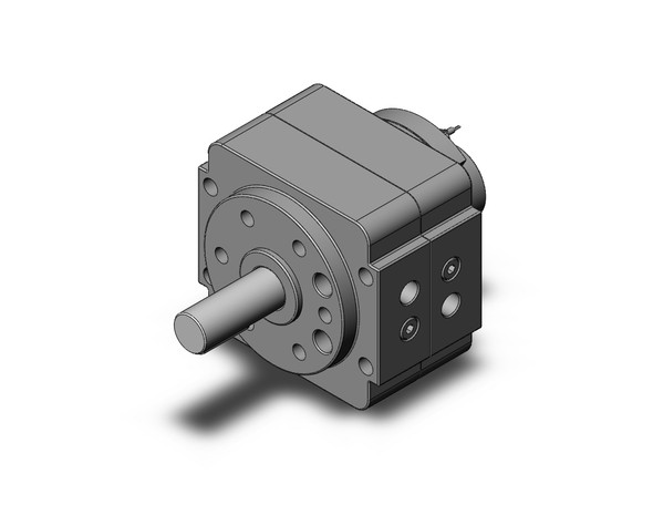 <h2>C(D)RB1*W50~100, Rotary Actuator, Vane Style</h2><p><h3>The CRB1 vane style rotary actuator is offered in 7 sizes (10-100mm). Rotation angles of up to 270  is possible for the entire series. The double vane style offered on the 90  and 100  rotation allows twice the torque of the single vane. Bearings are used throughout the series to support thrust and radial loads. In addition, rubber bumpers are used internally (except for size 10) making this series highly reliable. Optional auto switches can be moved anywhere along the circumference to allow mounting in a position that is most appropriate for your specifications.<br>- </h3>- New Style rotary actuator, vane type<br>- Compact, space saving body<br>- Direct mount applications possible<br>- Highly reliable<br>- Body side and axial direction ports<br>- Unrestricted auto switch mounting positions <p><a href="https://content2.smcetech.com/pdf/CRB1.pdf" target="_blank">Series Catalog</a>