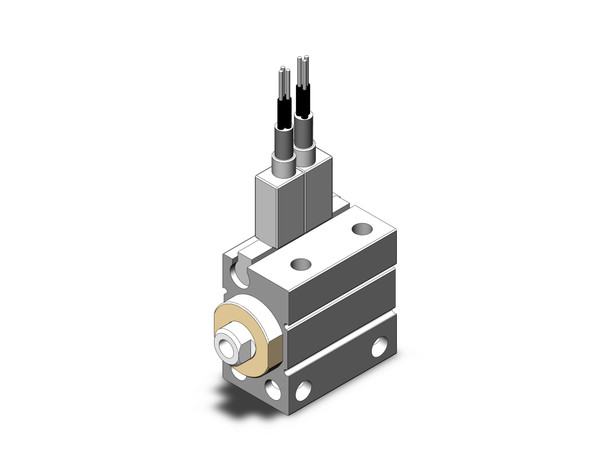 SMC CDUJB10-4D-F8PSAPC compact cylinder cyl, free mount, dbl acting