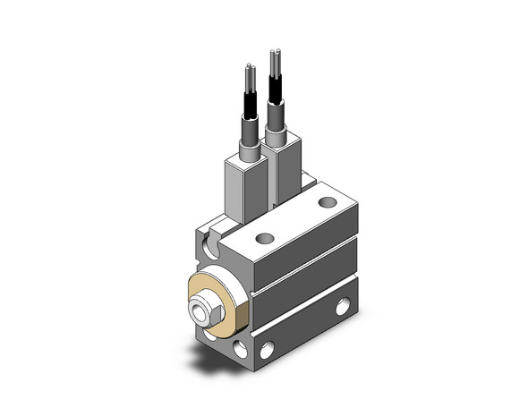 SMC CDUJB10-6D-F8B compact cylinder cyl, free mount, dbl acting