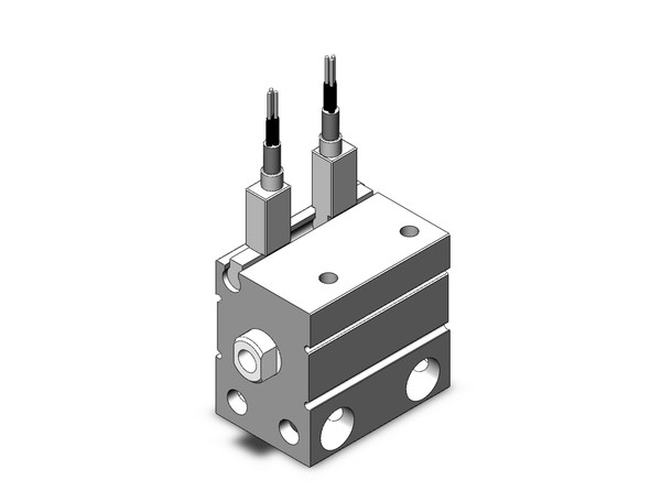 SMC CDUJB16-10D-F8B compact cylinder cyl, free mount, dbl acting