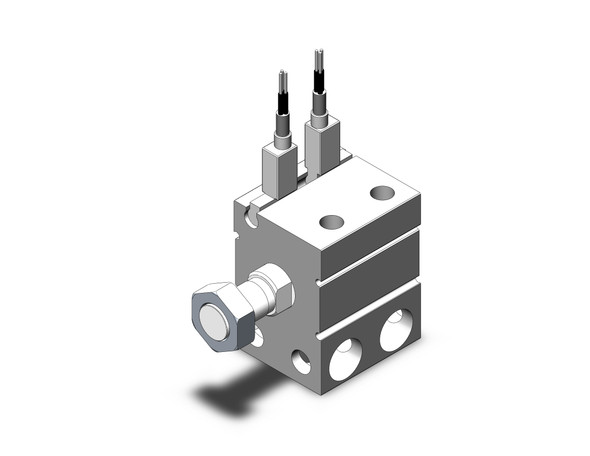 SMC CDUJB20-5DM-F8BL compact cylinder cyl, free mount, dbl acting