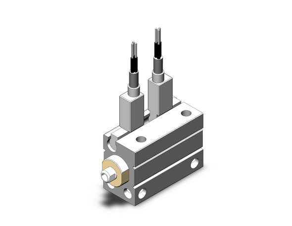 SMC CDUJB6-10D-F8PSAPC compact cylinder cyl, free mount, dbl acting