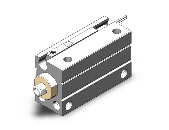 SMC CDUJB6-15D-M9BLS compact cylinder cyl, free mount, dbl acting