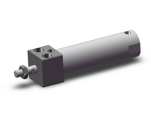 <h2>C(D)G1R-Z, Air Cylinder, Direct Mount, Double Acting, Single Rod</h2><p><h3>Series CG1R direct mount, single rod, double acting air cylinder has 6 bore sizes and can meet any application need. The tube is impact extruded aluminum to produce an extraordinarily smooth finish, allow low break-away pressure and smooth stroke action. Female piston rod threads are available as a standard option. Auto switch capable.</h3>- Direct mount type, double acting, single rod<br>- Bore sizes (mm): 20, 25, 32, 40, 50, 63<br>- Strokes from 25mm through 300mm<br>- Available w/rubber bumper or air cushion<br>- Variety of switches, lead wire lengths and prewired connectors<br>- <p><a href="https://content2.smcetech.com/pdf/CG1_Z.pdf" target="_blank">Series Catalog</a>