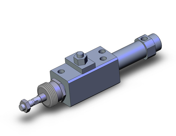 round body cylinder w/lock cylinder, air