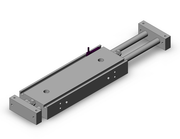 <h2>CXSWL, Dual Piston, Double Rod, Ball Bushing Bearing</h2><p><h3>The CXSW Series is a dual piston, double rod actuator with a non-rotating accuracy of   0.1 . The CXSWL high precision ball bushing bearing type allows for smooth operation that ensures stable travel resistance.<br>- </h3>- Bore sizes: 6, 10, 15, 20, 25, 32mm<br>- Non-rotating accuracy:   0.1 <br>- Deflection:   0.03mm<br>- Stroke adjustment range: 0 to -10mm<br>- Auto switch capable<br>- <p><a href="https://content2.smcetech.com/pdf/CXS.pdf" target="_blank">Series Catalog</a>