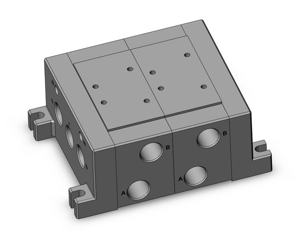 SMC EVV722-04R-04B-Q 4/5 Port Solenoid Valve