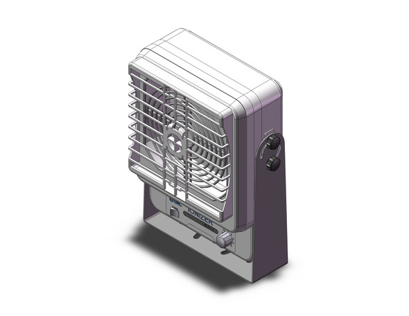 SMC IZF31-P-BYU ionizer, fan type fan type ionizer (4.4 cubic meters/min)