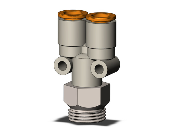 <h2>KQ2 Unifit One-touch Fitting for Inch Size Tube, Rc, G, NPT, NPTF Connection Thread</h2><p><h3>KQ2 one-touch, metric and inch size fittings are available in a wide variety of sizes, body styles and thread types. The use of a special profile seal allows the KQ2 to be used for a wide range of pressures from a low vacuum up to a pressure of 1MPa.  The KQ2 release collar releases both the chuck and collet to provide a low disconnection force for easy removal of the tubing.</h3>- Tubing material: FEP, PFA, nylon, soft nylon, polyurethane<br>- Fluid: air, water<br>- Operating pressure range: -100kPa~1MPa<br>- Release collar allows easy removal of tubing without causing damage to the tube<br>- Innovative design allows use with NPT, NPTF, Rc and G threads,making this fitting versatile and time saving<br>- This product is not intended for use in potable water systems<br>- <p><a href="https://content2.smcetech.com/pdf/KQ2_New.pdf" target="_blank">Series Catalog</a>