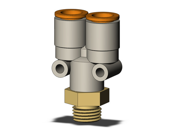 SMC KQ2U11-35AP Fitting, Branch Y Pack of 10