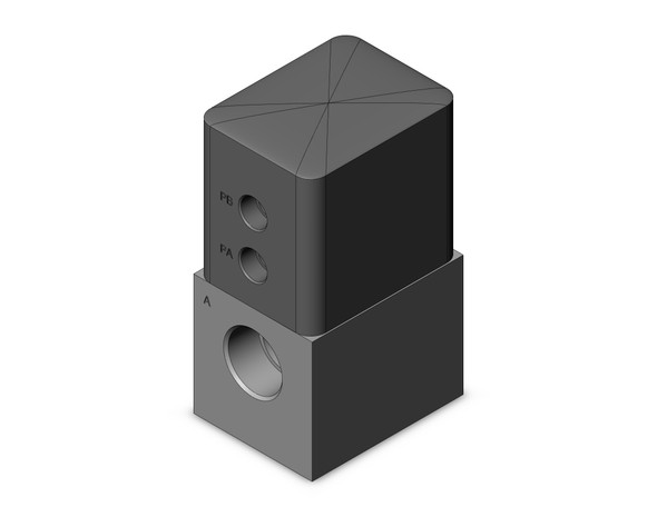 SMC LVA40A-04-F high purity chemical valve, air operated high purity chemical liquid valve