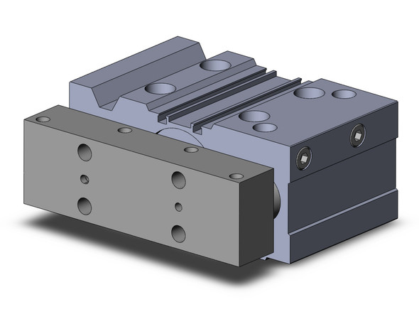 <h2>MGPS, Heavy Duty Oversize Guide Rod Cylinder</h2><p><h3>The MGPs is a compact body actuator integrated with internal oversized guide shafts to isolate the load bearing from the movement of the actuator s rod and seals. The carbon steel alloy slide bearing provides lateral stability protecting it from side load impacts resulting in a non-rotating accuracy of +/-0.05  for 50 mm bore and a non-rotating accuracy of +/-0.04  for 80 mm bore. Compared to the standard MGP, the MGPS increases anti-lateral load by 10%, increases eccentric load resistance by 25% and increases impact load resistance by 140%.<br>- </h3>- Bore size: 50, 80 mm<br>- Stroke lengths: 25, 50, 75, 100, 125, 150, 175, 200 mm<br>- Non-rotating accuracy of +/-0.05  (50 mm bore)<br>- Non-rotating accuracy of +/-0.04  (80 mm bore)<br>- Rubber bumpers as standard<br>- Auto switch capable<br>- <p><a href="https://content2.smcetech.com/pdf/MGP.pdf" target="_blank">Series Catalog</a>