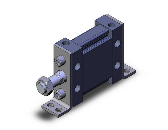 SMC MUL50-35DMZ Cyl, Compact, Plate