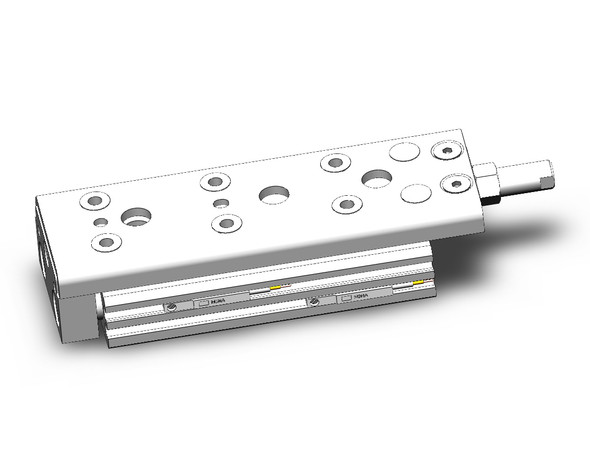 SMC MXQ12C-40ZH-M9NALS Cylinder, Slide Table, With Auto Switch