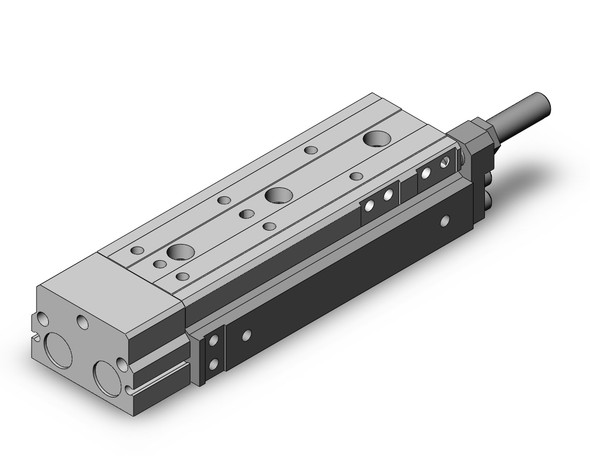 <h2>Legacy MXQ, Precision Slide Tables (Recirculating Bearings)</h2><p><h3>The legacy MXQ precision slide table is integrated with guides and rails combined with recirculating bearings to isolate the load bearing from the movement of the dual rods and piston seals. The end lock option prevents the slide table from dropping in vertical applications, enhancing safety in the event of air pressure loss.</h3>- Bore sizes: 6, 8, 12, 16, 20, 25 mm<br>- Stroke adjuster options: rubber or metal stopper<br>- End lock option in the event of air pressure loss<br>- PTFE grease or food grade grease option<br>- Auto switch capable<br>- <p><a href="https://content2.smcetech.com/pdf/MXQ.pdf" target="_blank">Series Catalog</a>